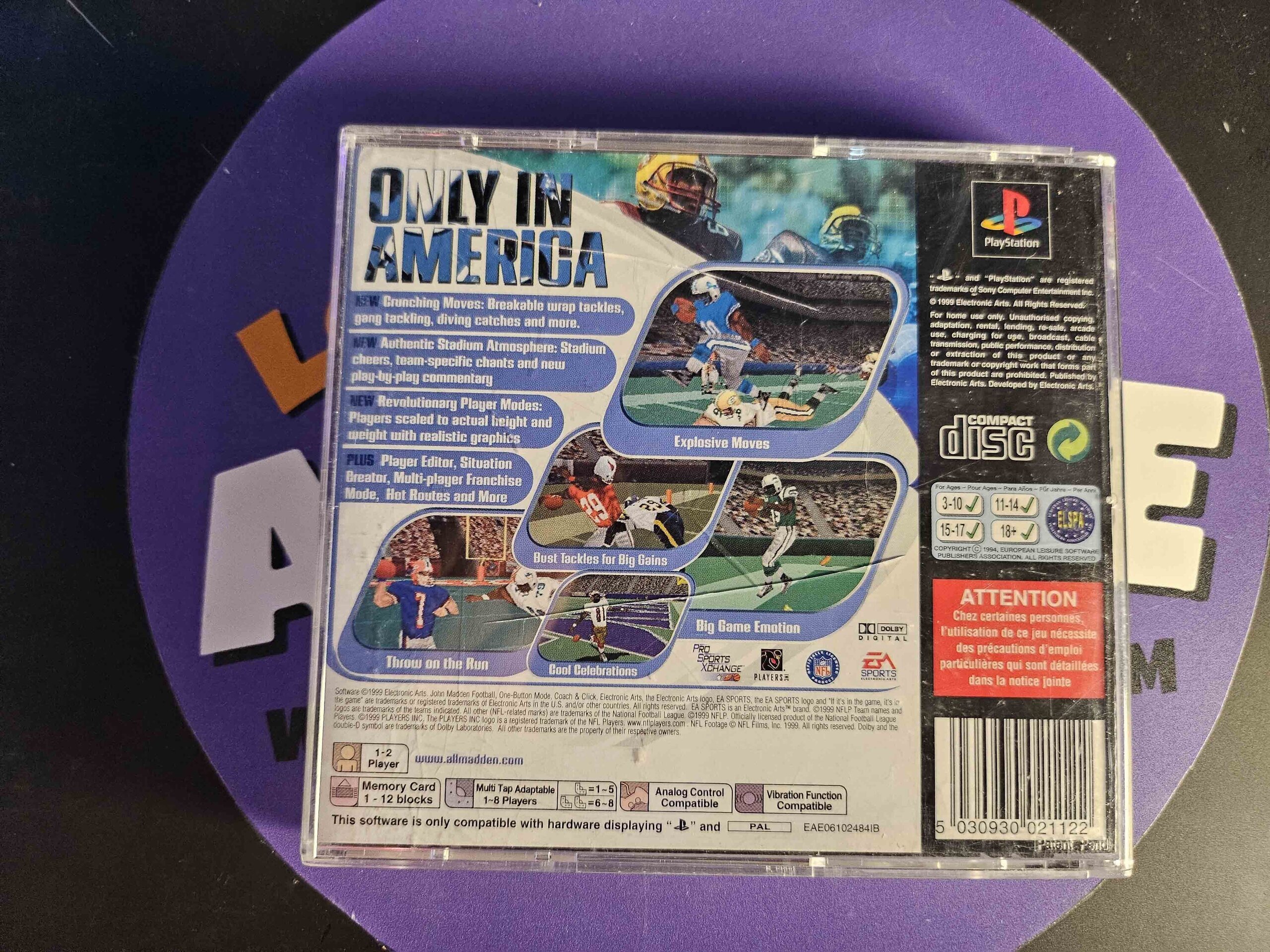 VIDEOJUEGO MADDEN 2000 - 2
