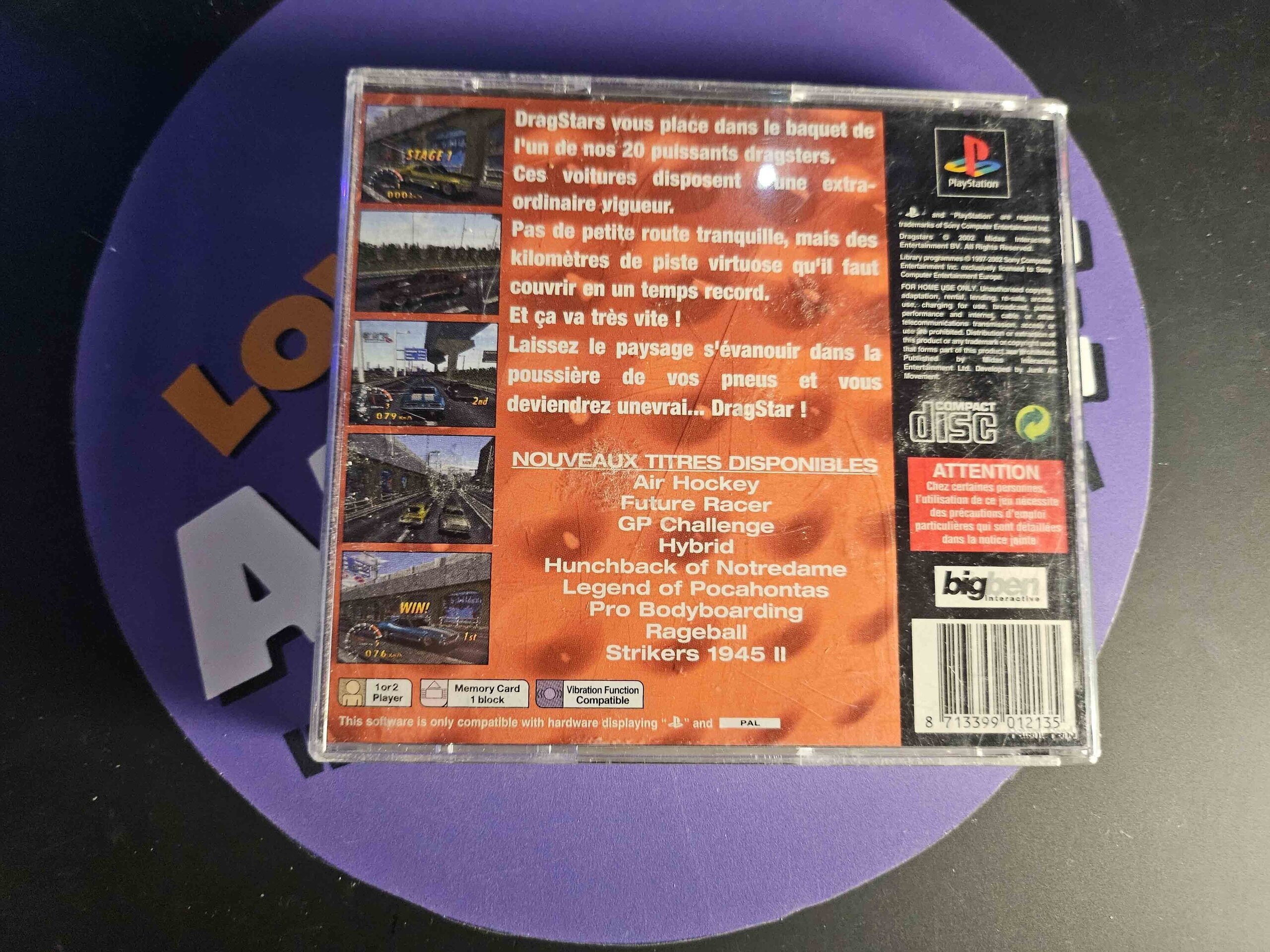 VIDEOJUEGO DRAGSTARS - 2