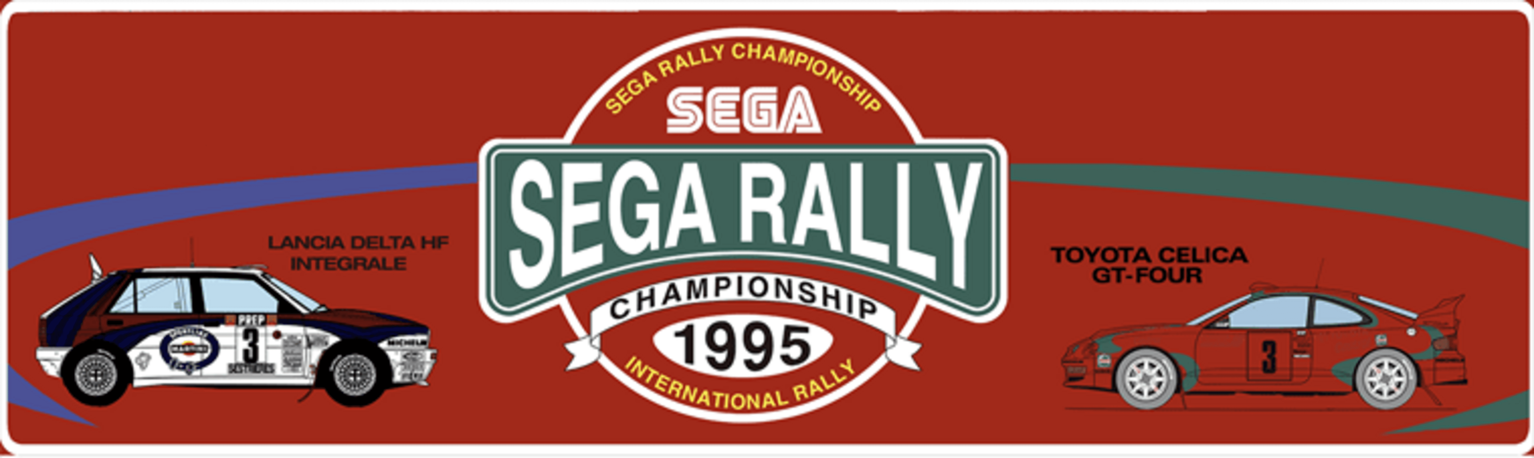 lampara retro marquesina SEGA RALLY - 2