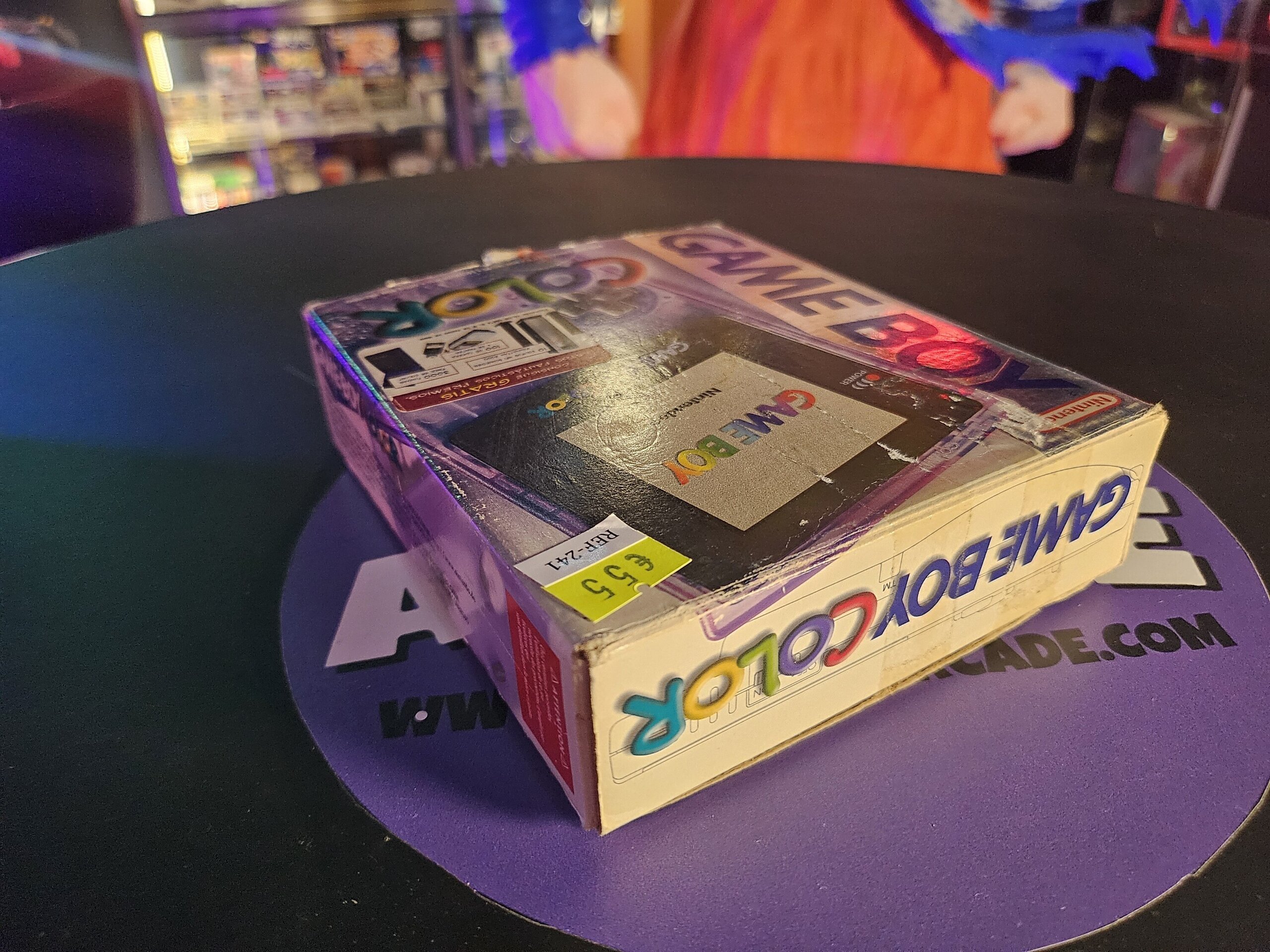CAJA EXT. GAMEBOY COLOR MORADA TRANS. - 6
