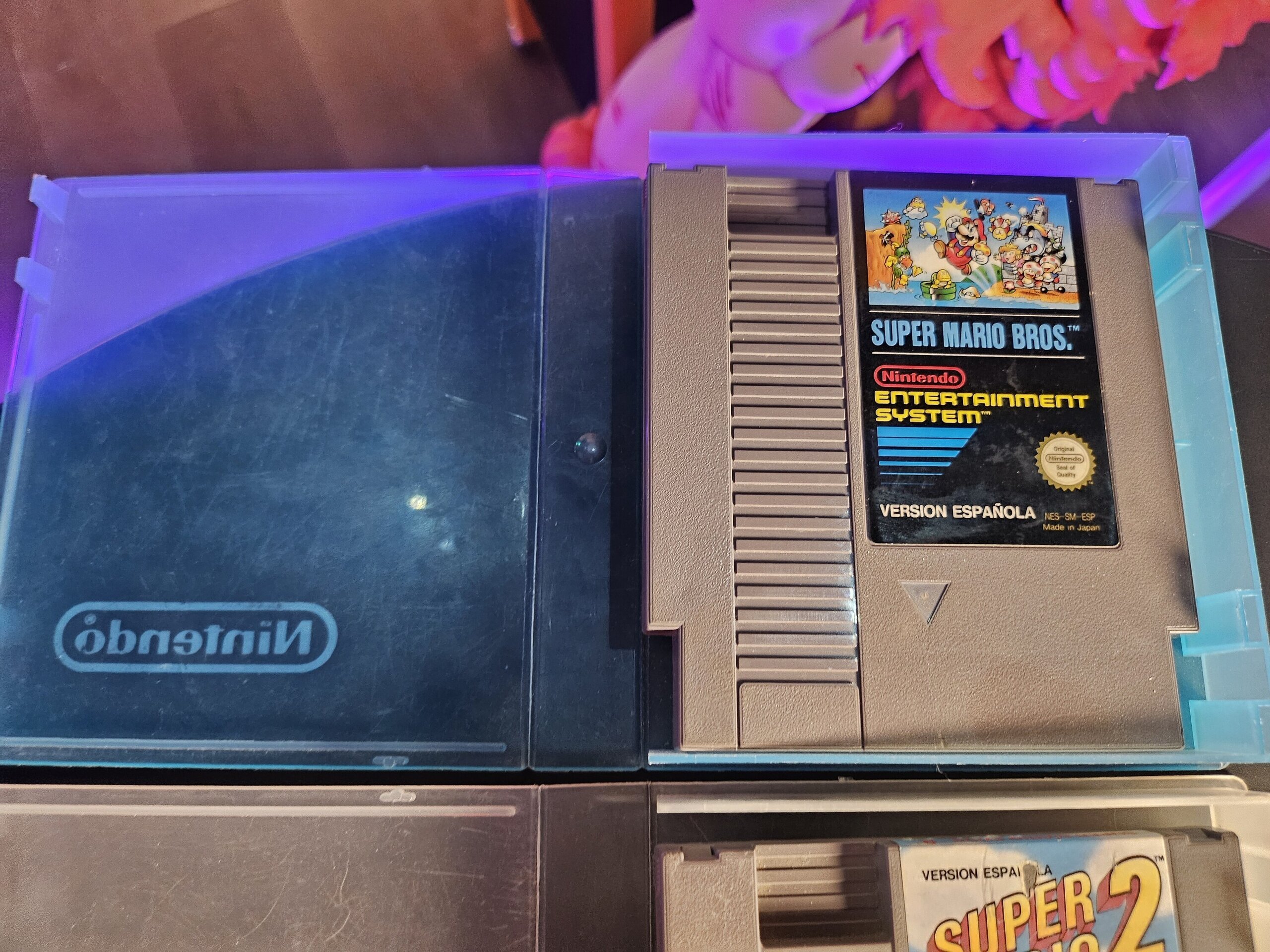 videojuego smb nes + caja - 2