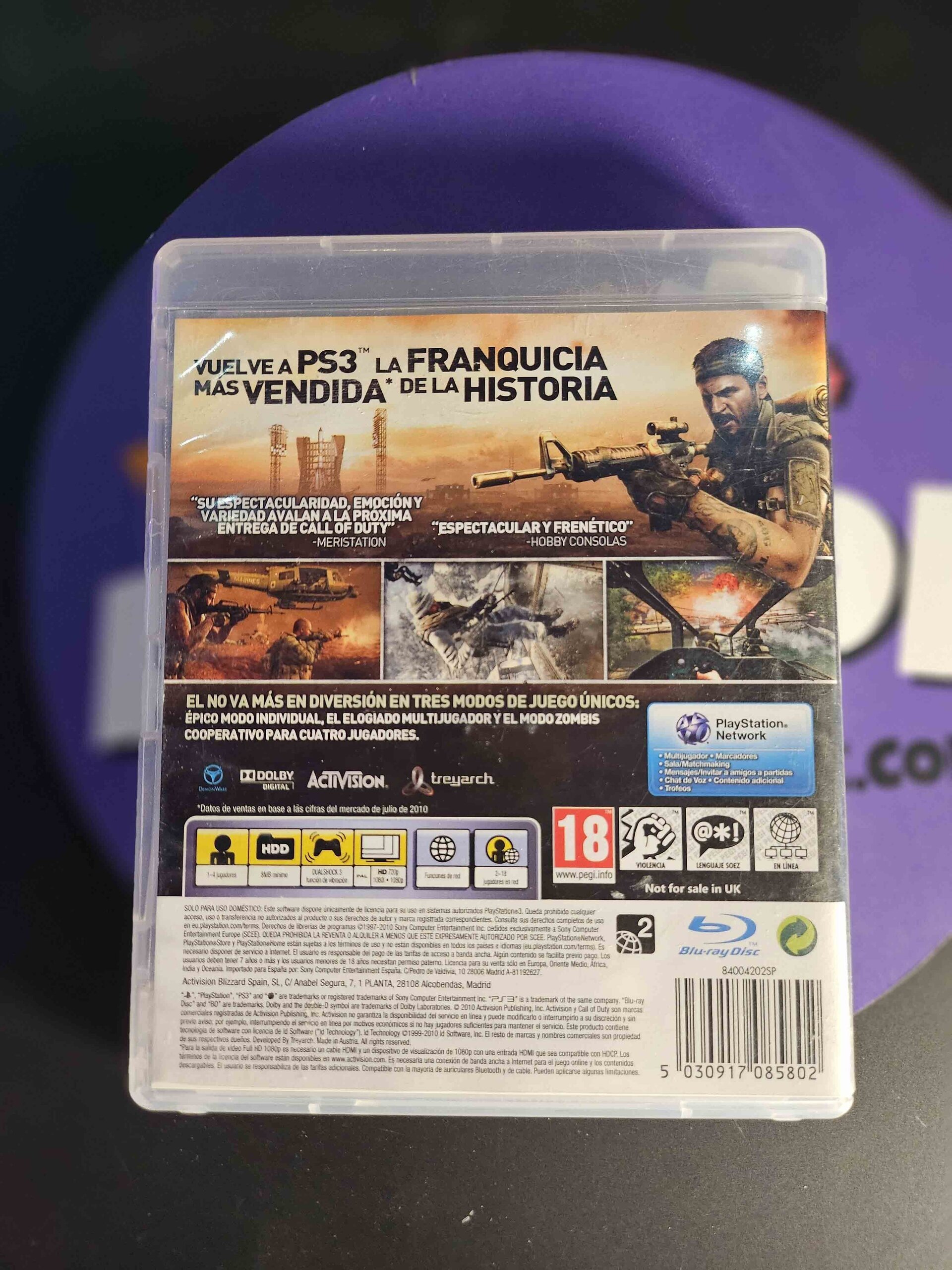 VIDEOJUEGO CALL OF DUTY BLACK OPS - 3