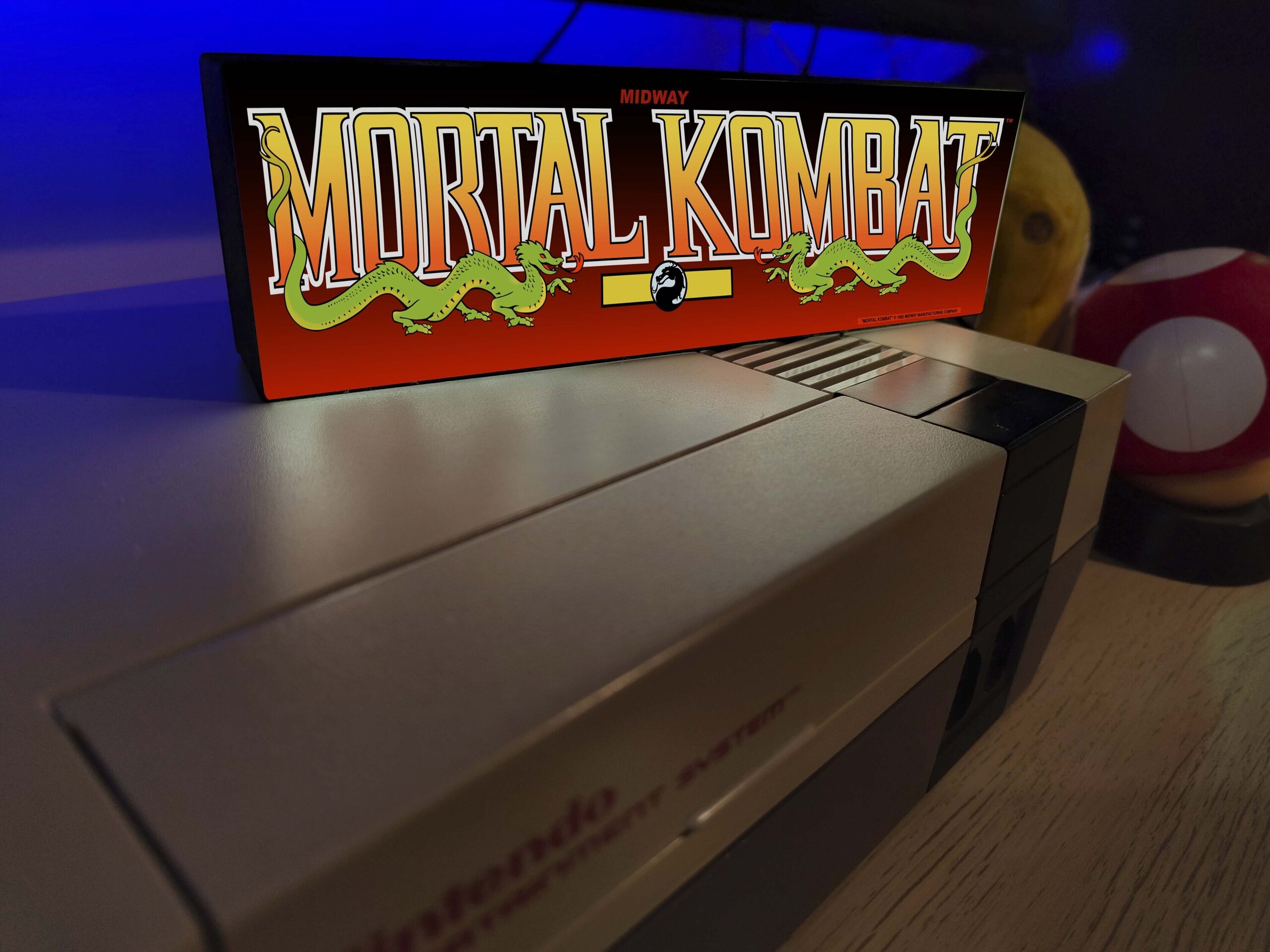 lampara retro marquesina MORTAL KOMBAT - 1