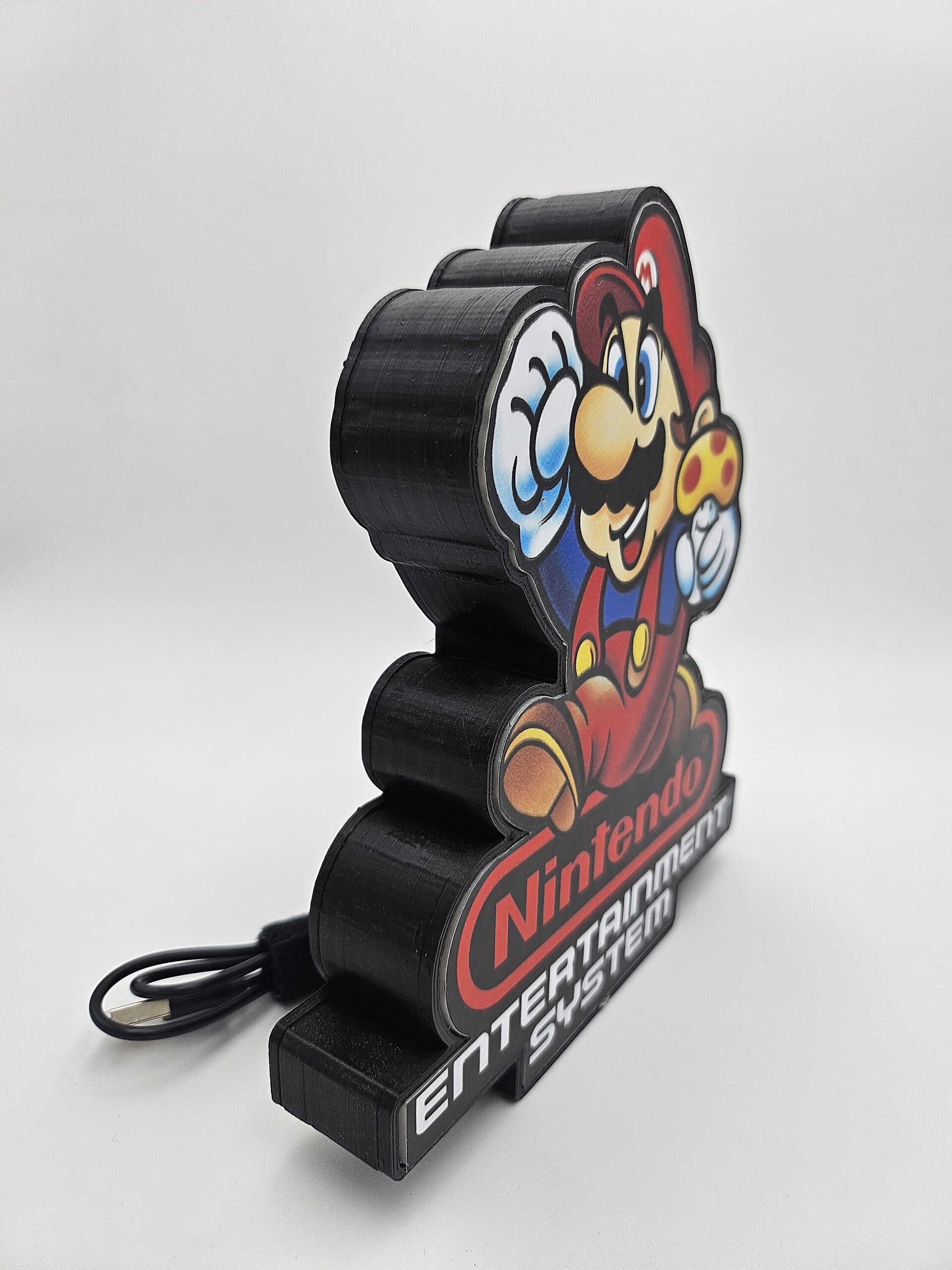 lampara retro SUPER MARIO BROS NES - 3