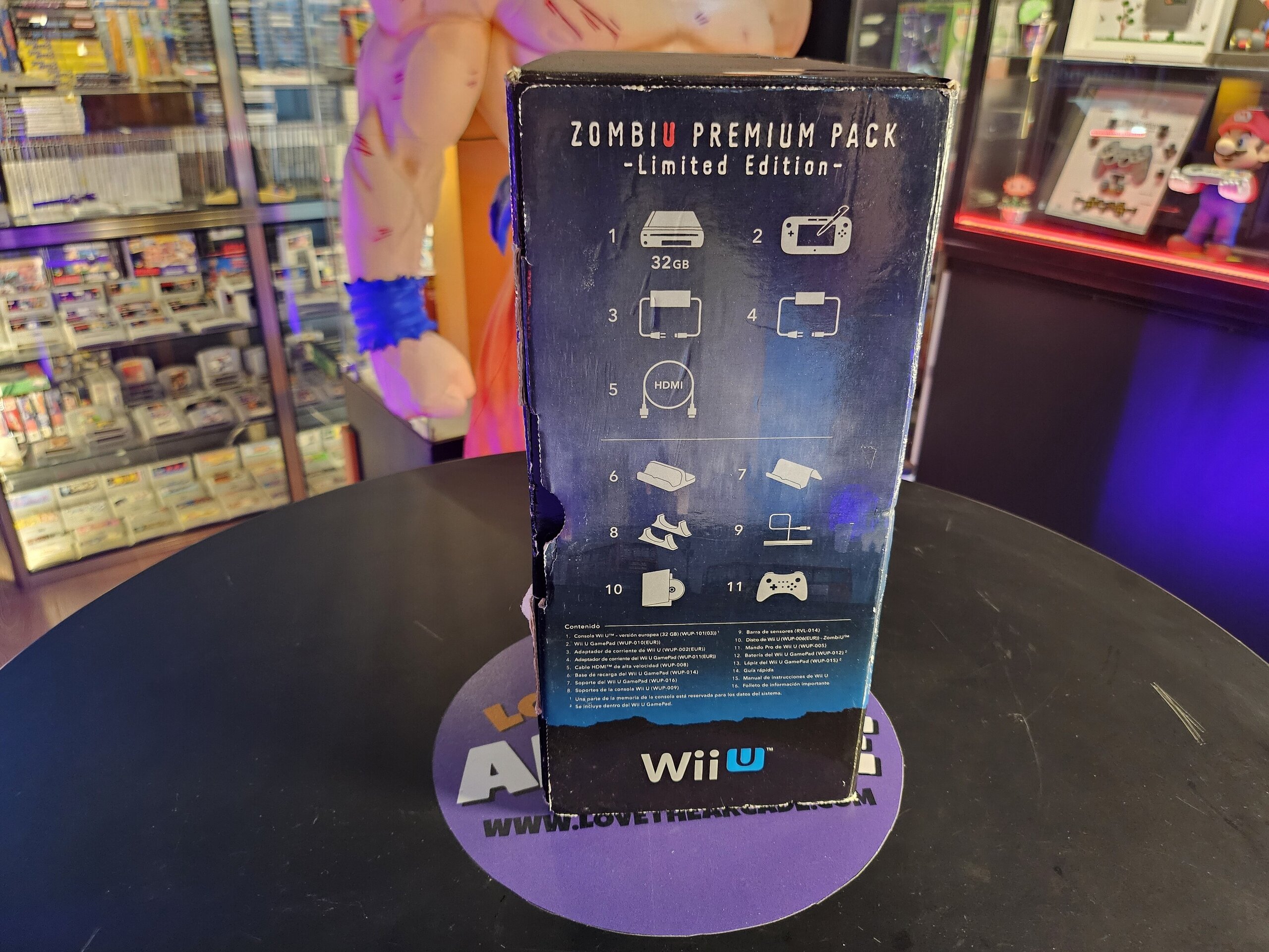 CONSOLA Y CAJA WII U ZOMBI PREMIUM PACK - 4
