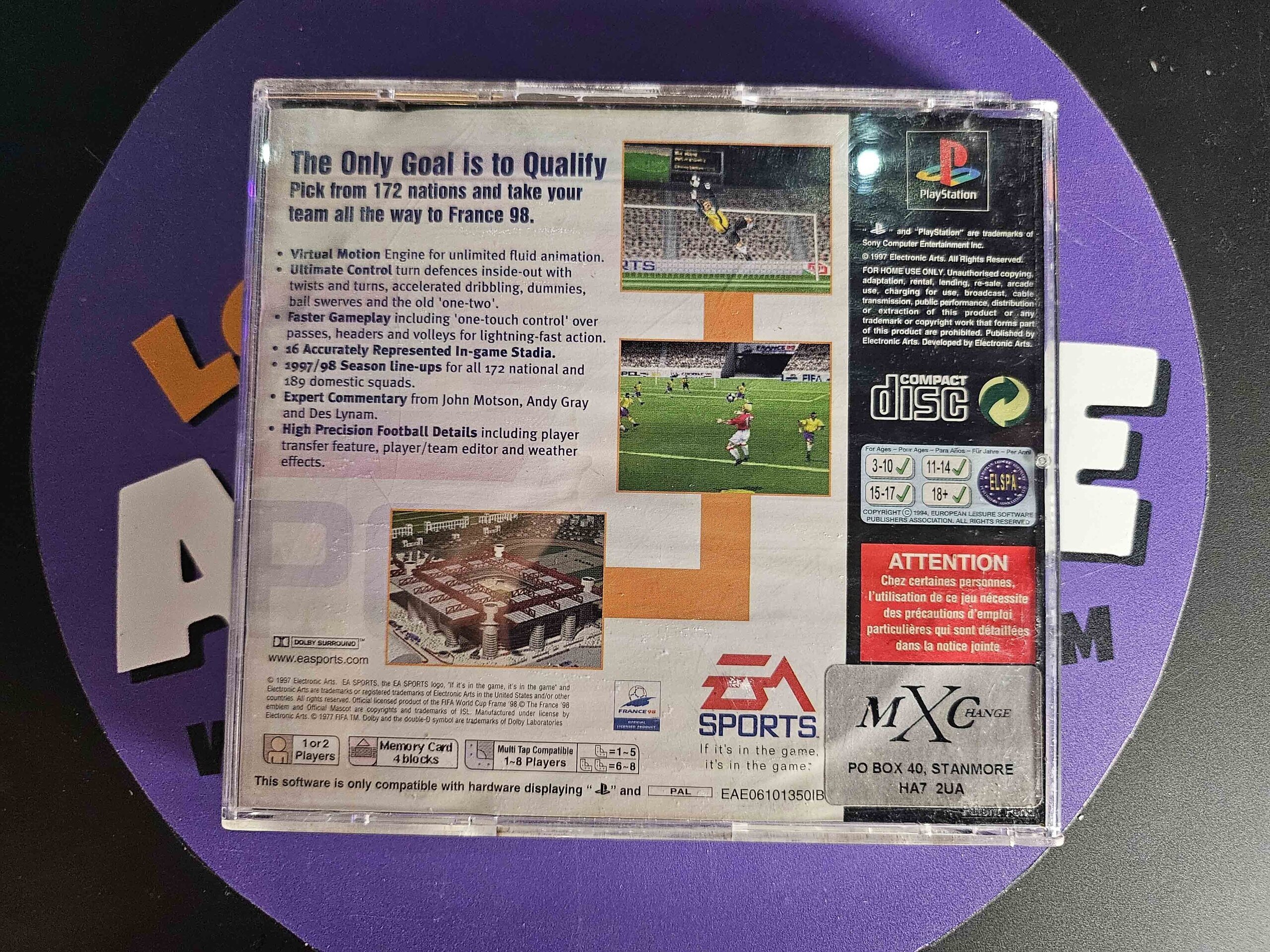 VIDEOJUEGO FIFA ROAD TO WORLD CUP 98 - 3