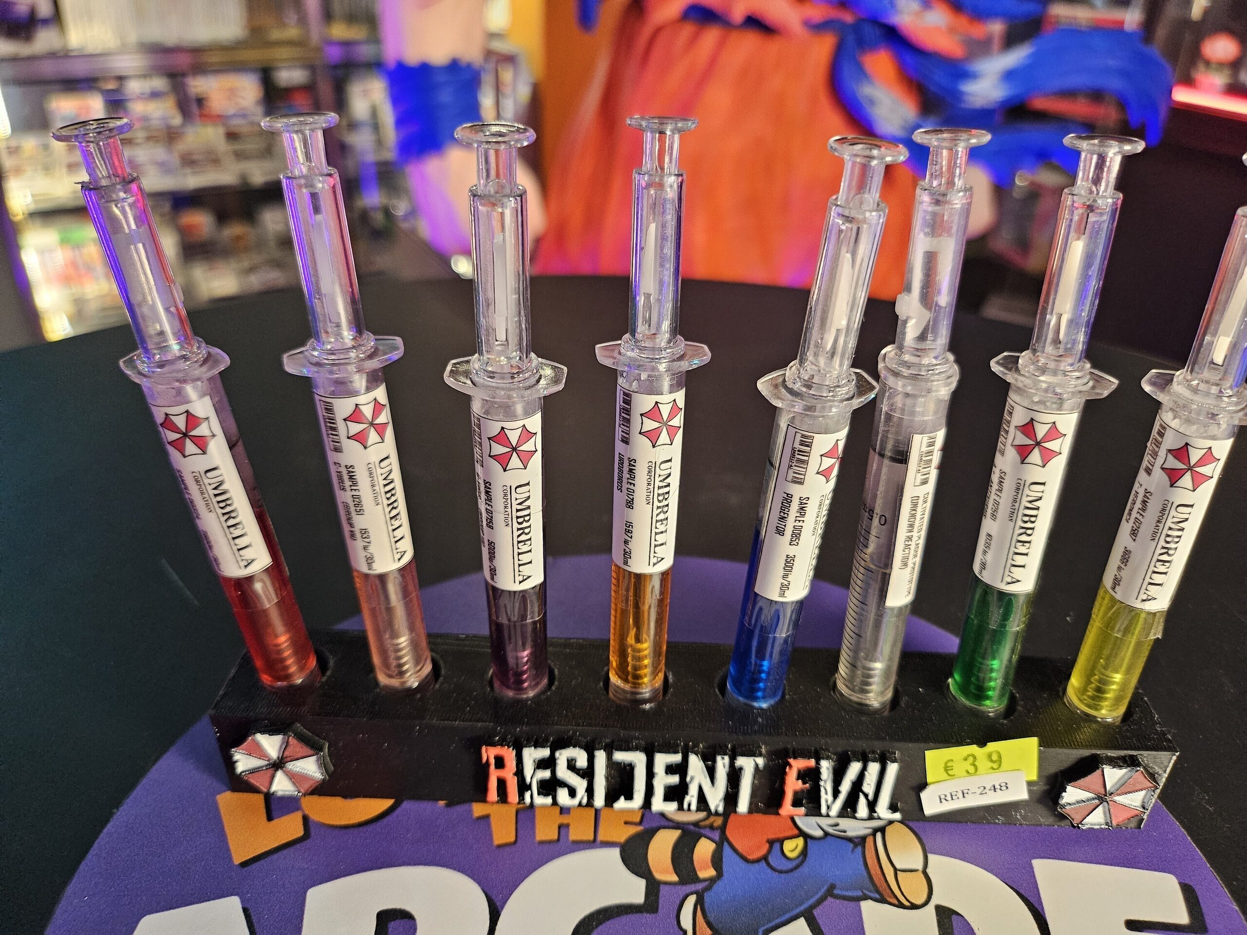 BOLIGRAFOS DECORACION RESIDENTE EVIL - 3