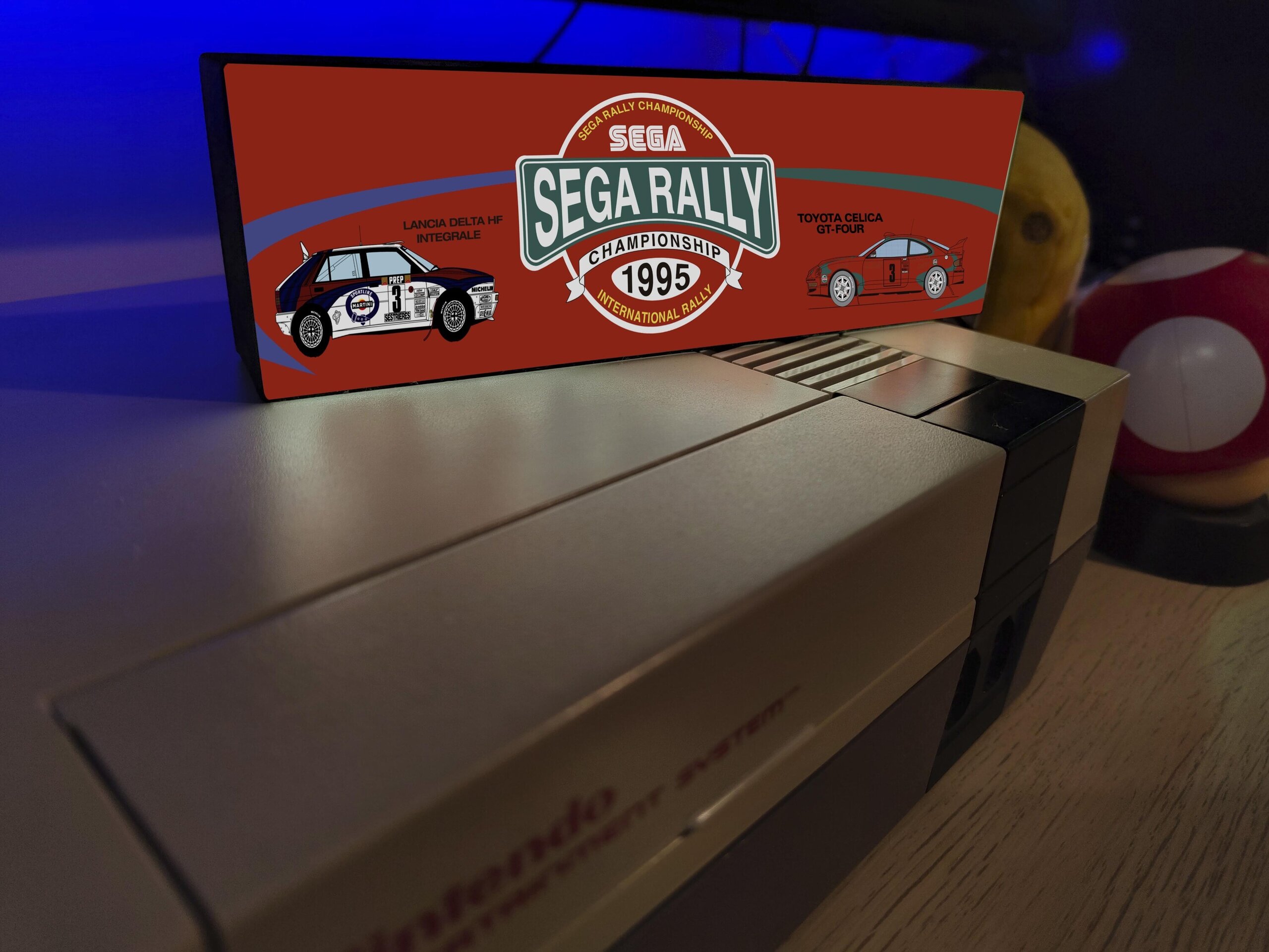 lampara retro marquesina SEGA RALLY - 1