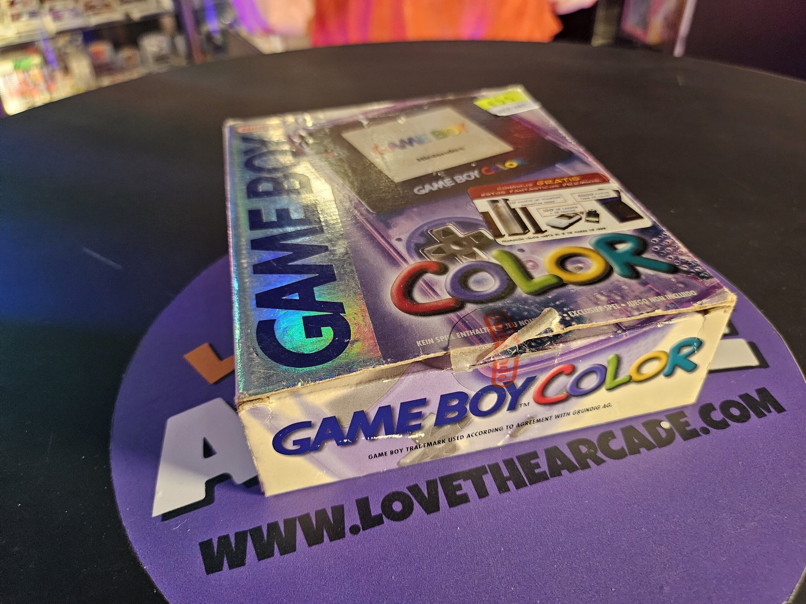 CAJA EXT. GAMEBOY COLOR MORADA TRANS. - 3