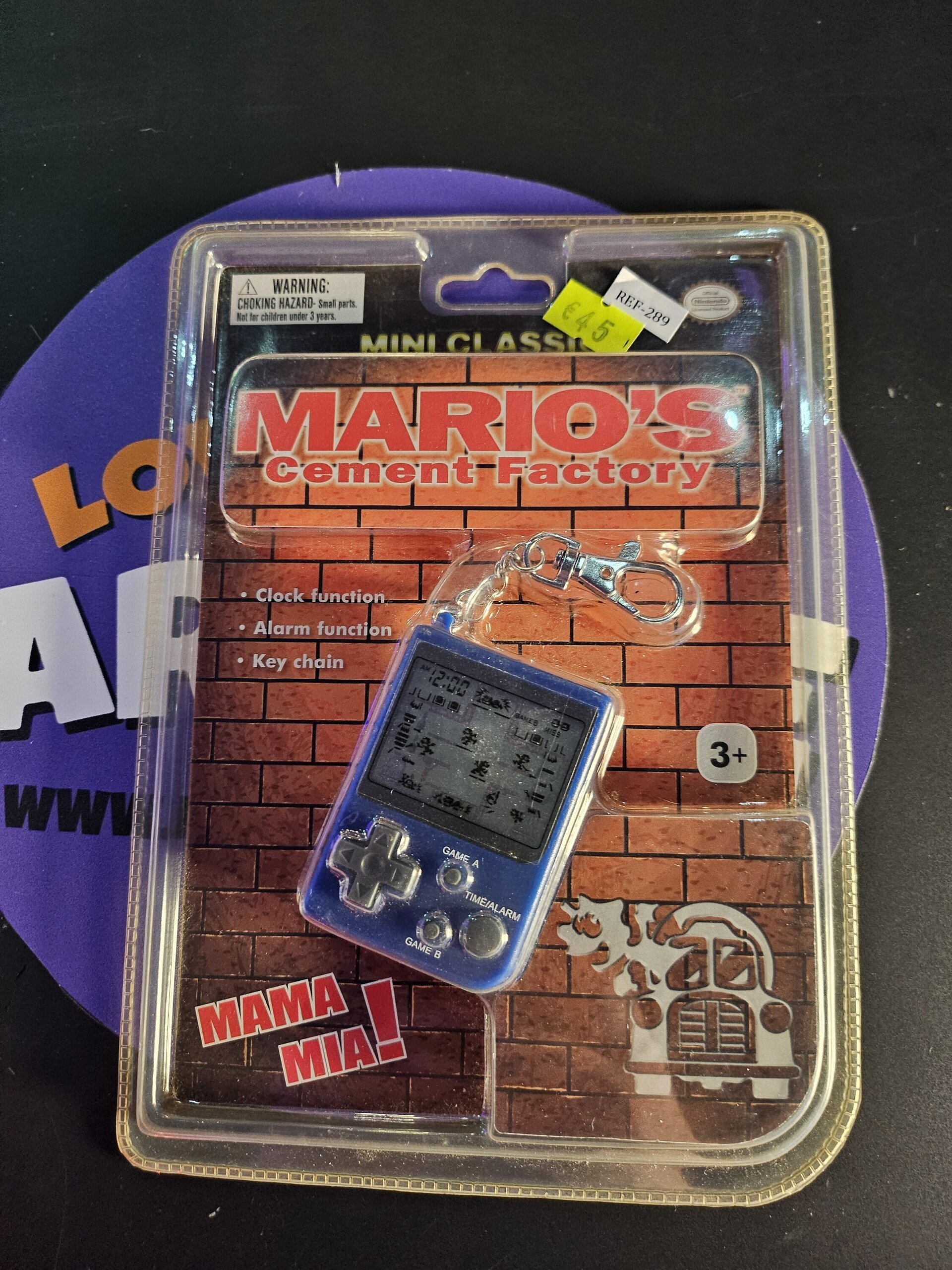 VIDEOCONSOLA MINI CLASSIC MARIOS CEMENT FACTORY - 1