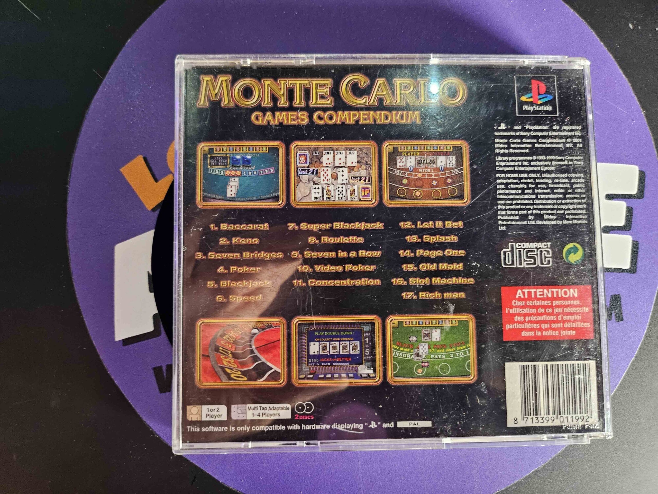 VIDEOJUEGO MONTE CARLO - 3