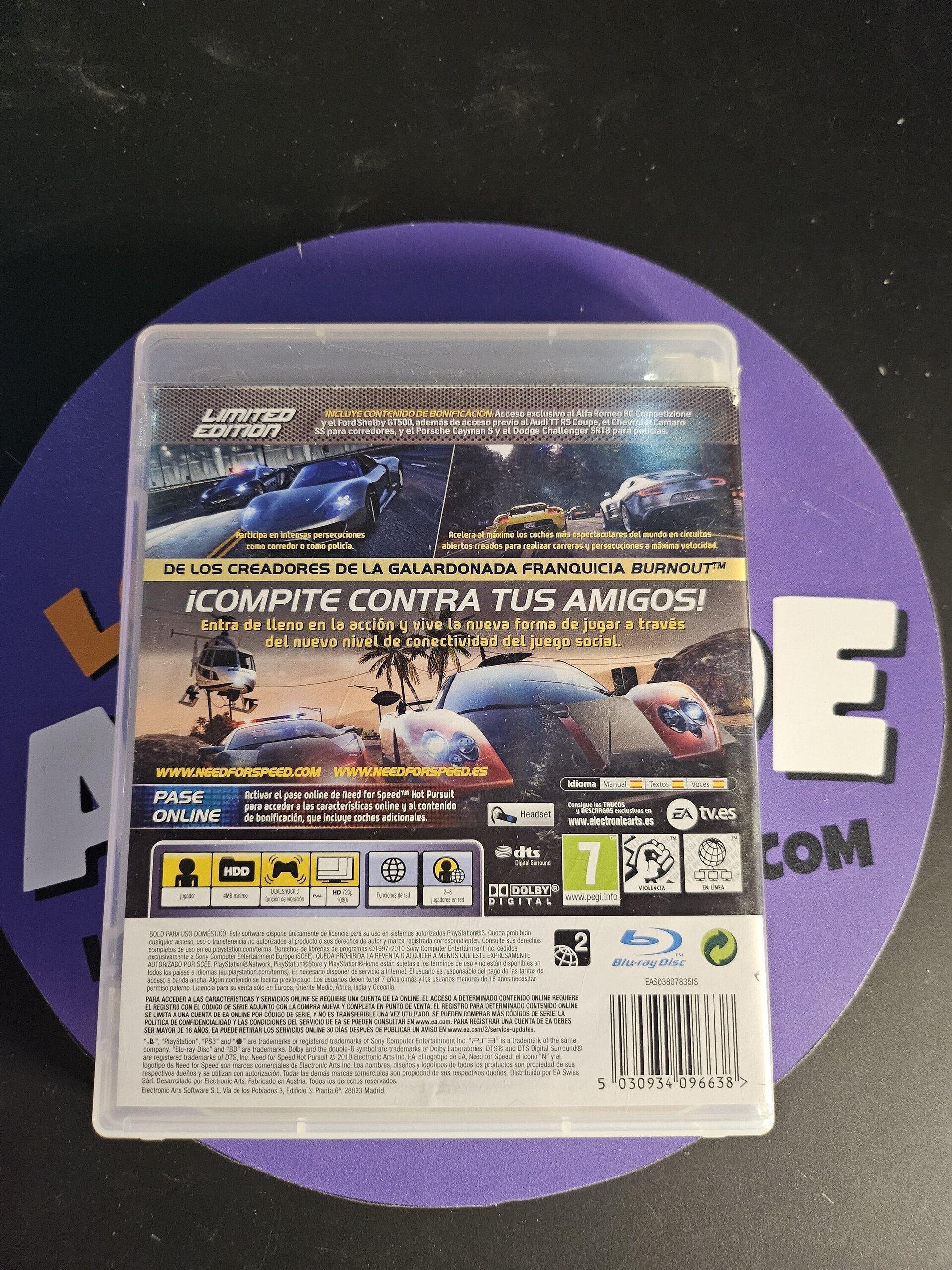 VIDEOJUEGO NEED FOR SPEED HOT PERSUIT - 3