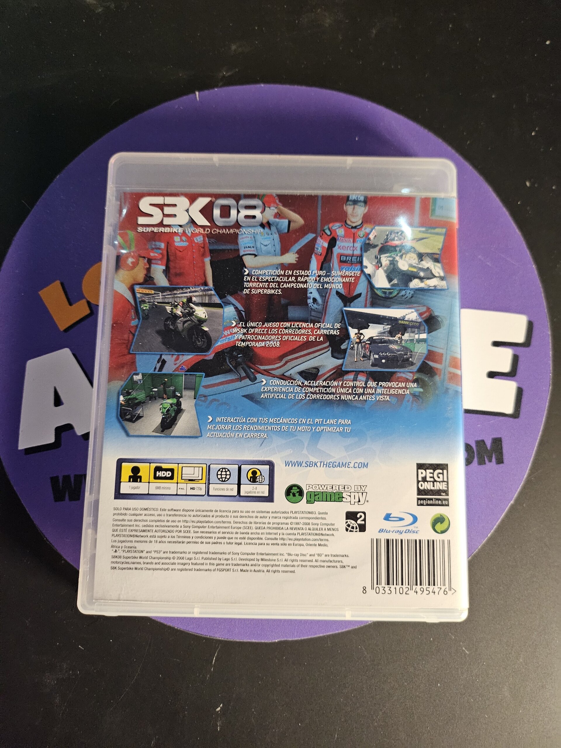 VIDEOJUEGO SUPERBIKE WORL CHAMPIONSHIP 08 - 3