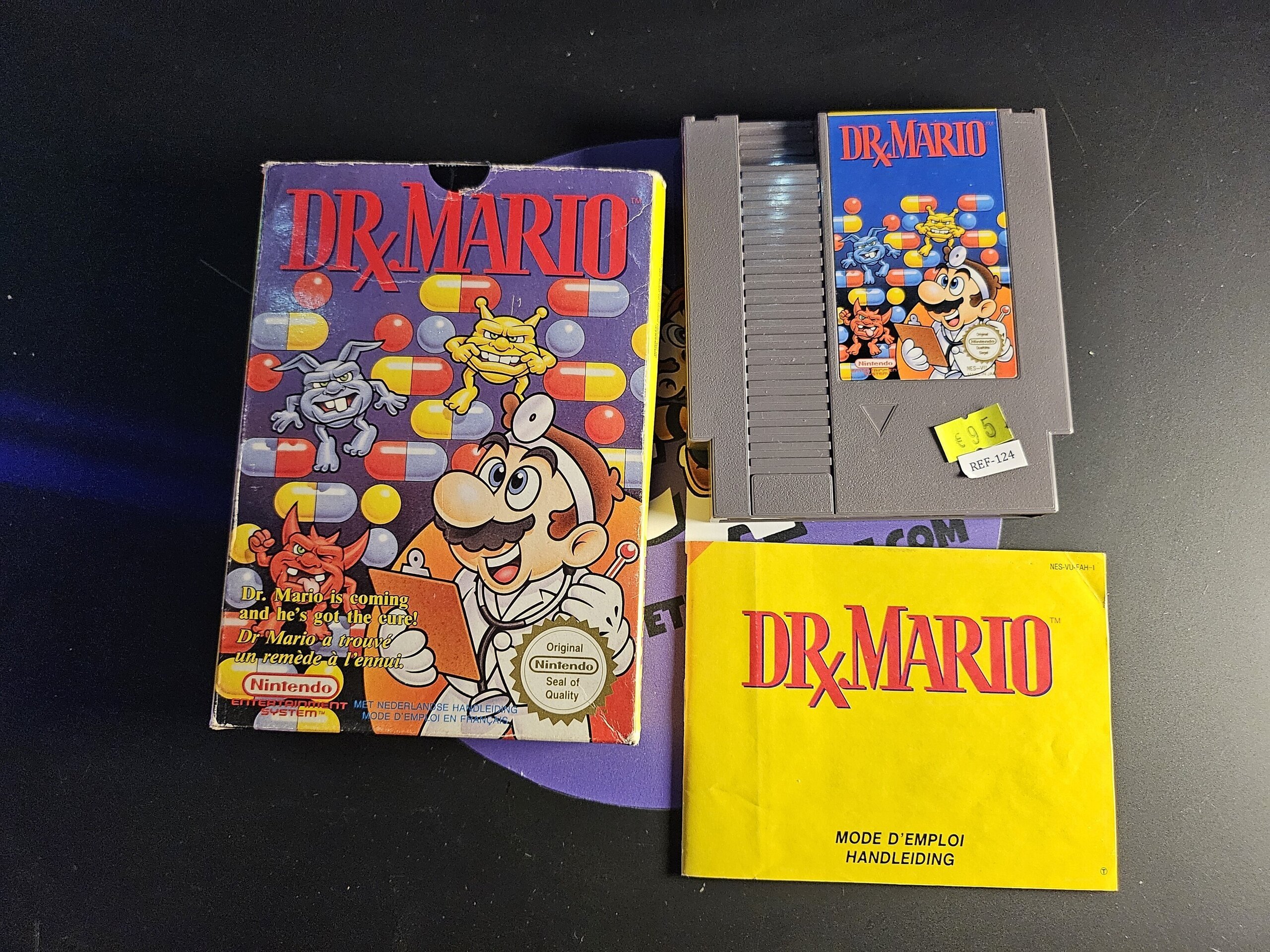 VIDEOJUEGO DR MARIO + CAJA + MANUAL - 1