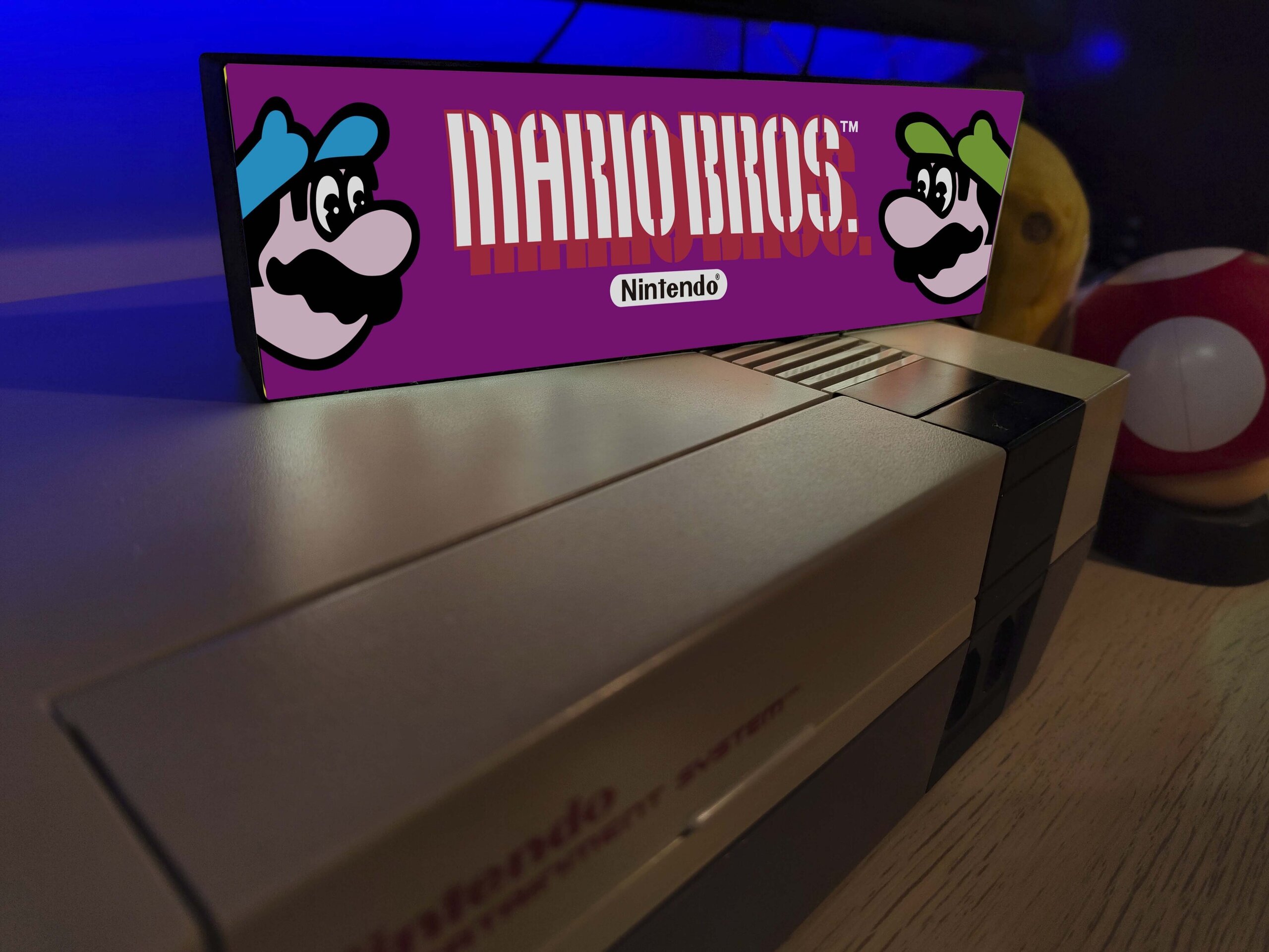 lampara retro marquesina MARIO BROS - 1