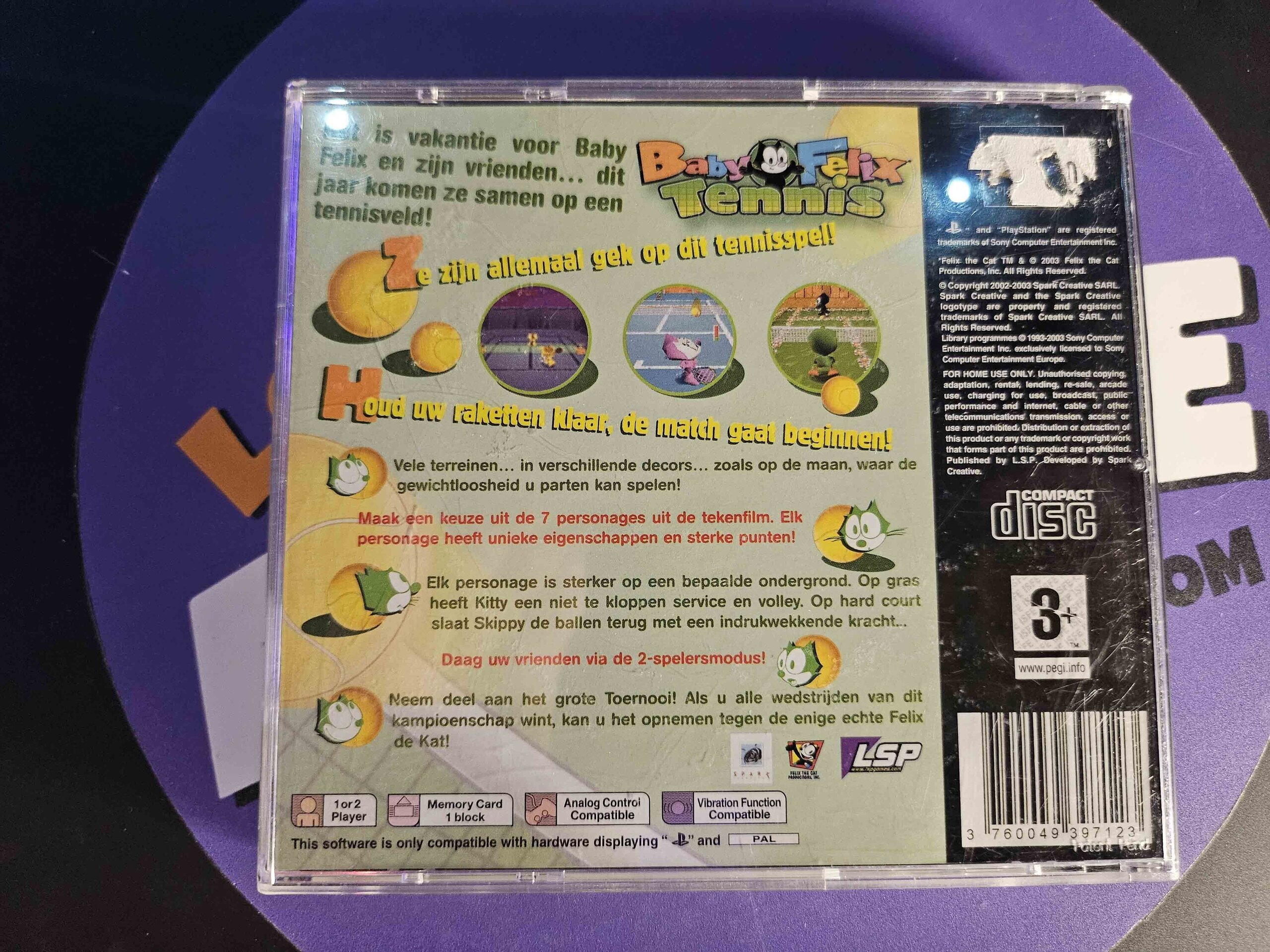 VIDEOJUEGO BABY FELIX TENNIS - 2