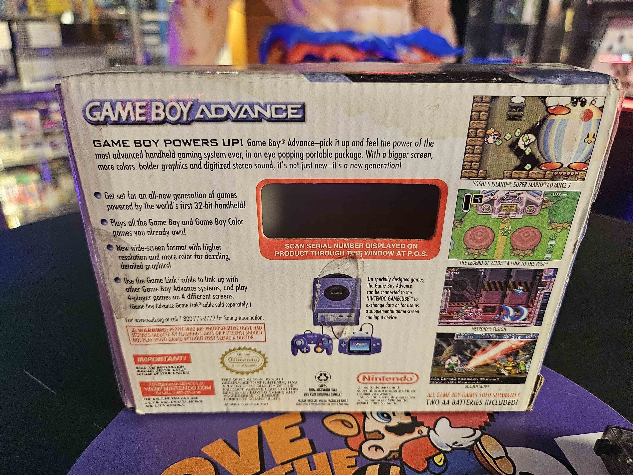 VIDEOCONSOLA GAMEBOY ADVANCE + CAJA - 5