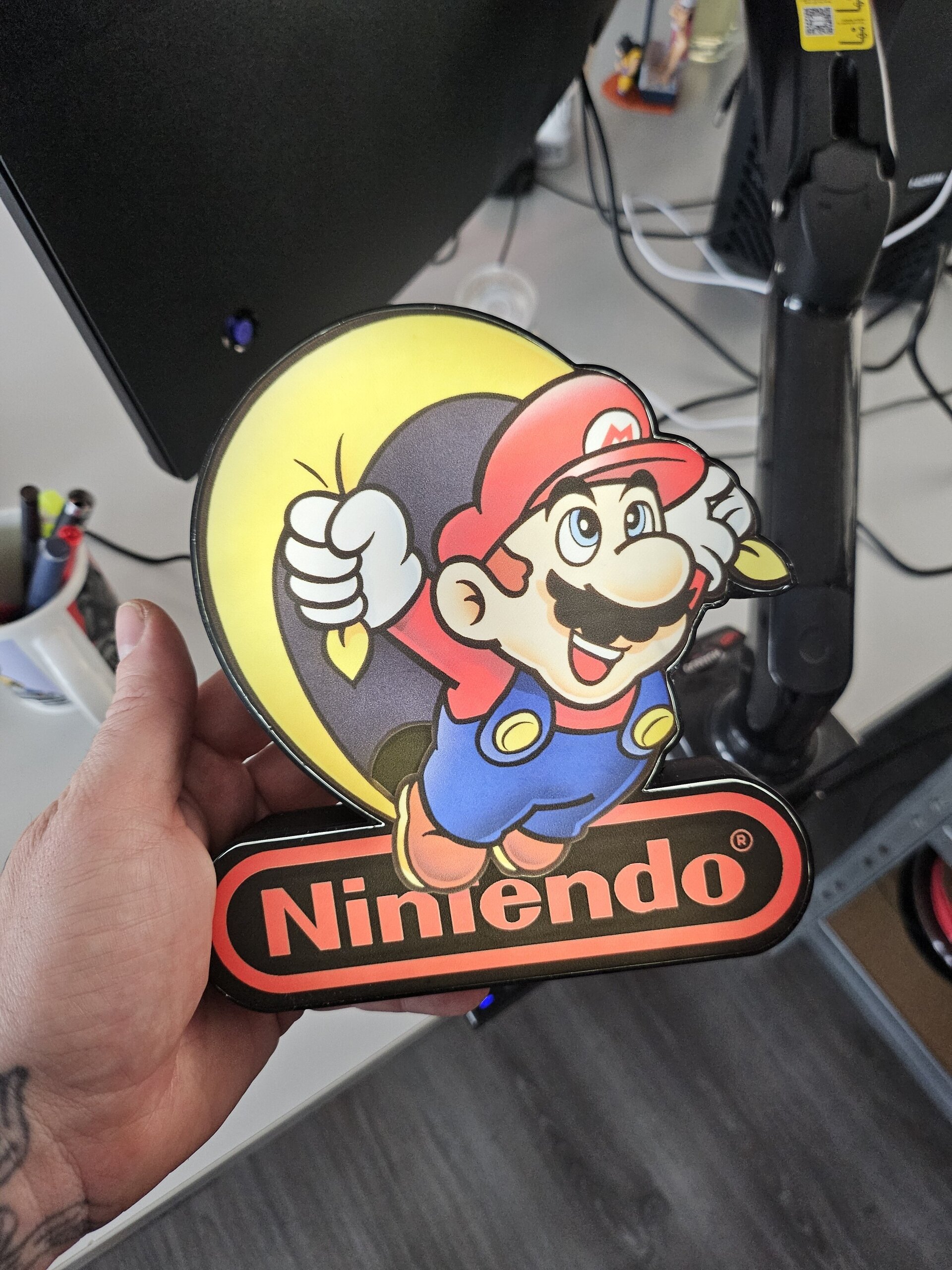 lampara retro SUPER MARIO BROS PARACAIDAS - 7