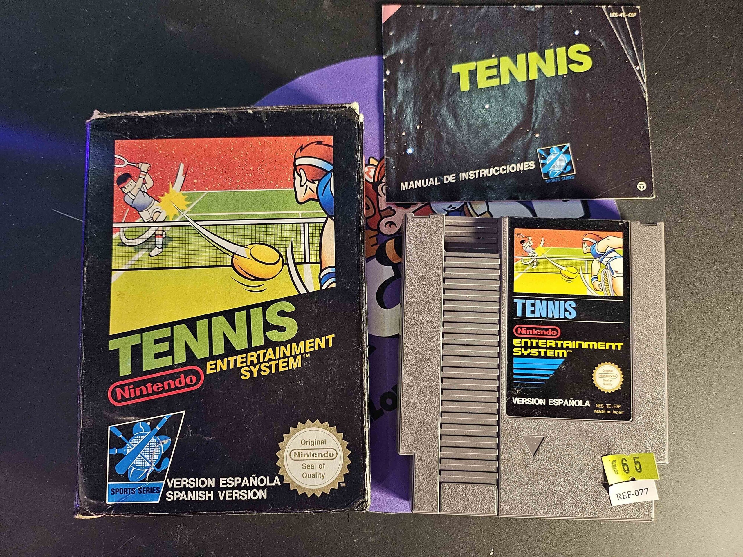VIDEOJUEGO TENNIS + CAJA + MANUAL - 1
