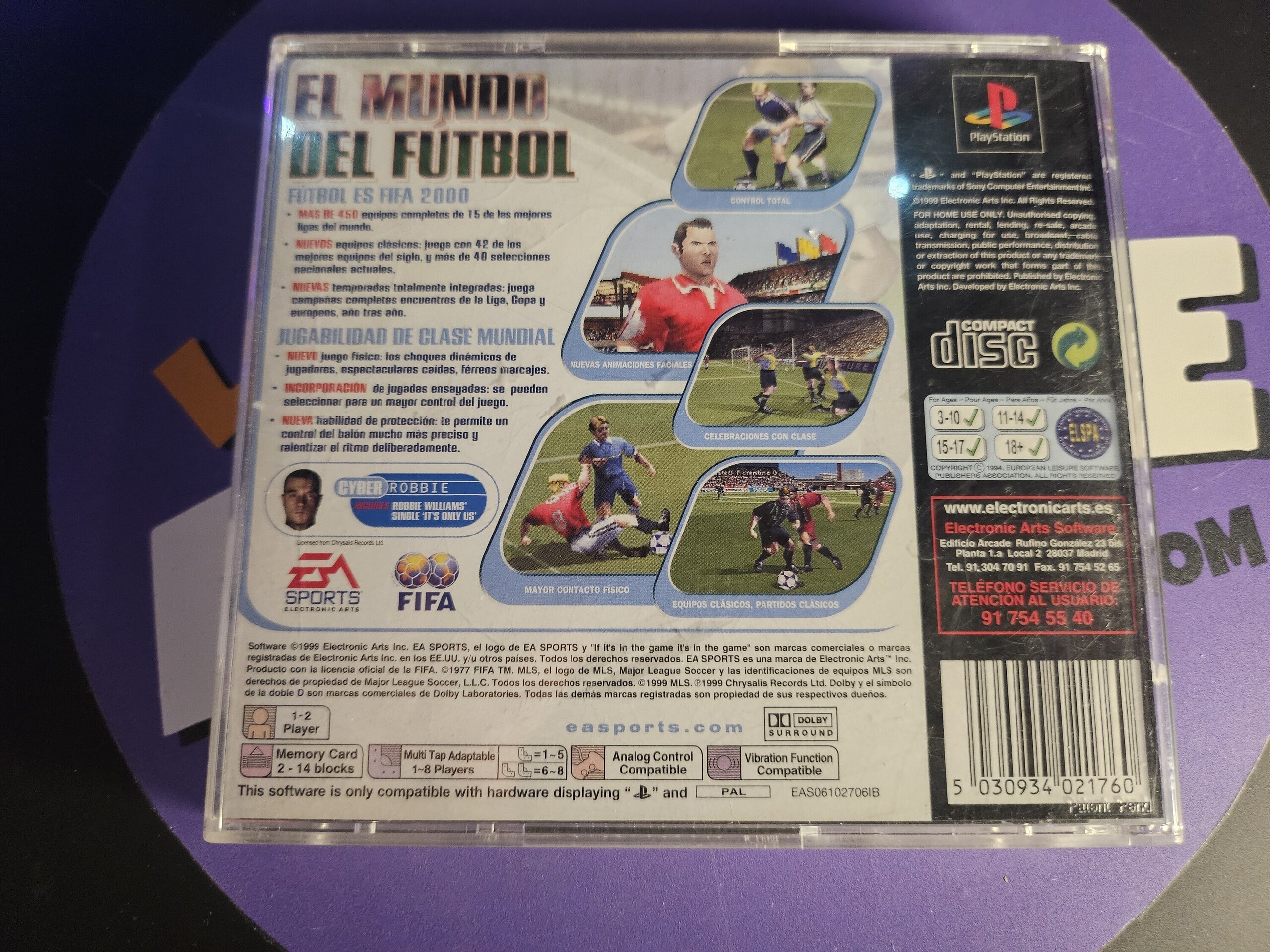 VIDEOJUEGO FIFA 2000 - 2