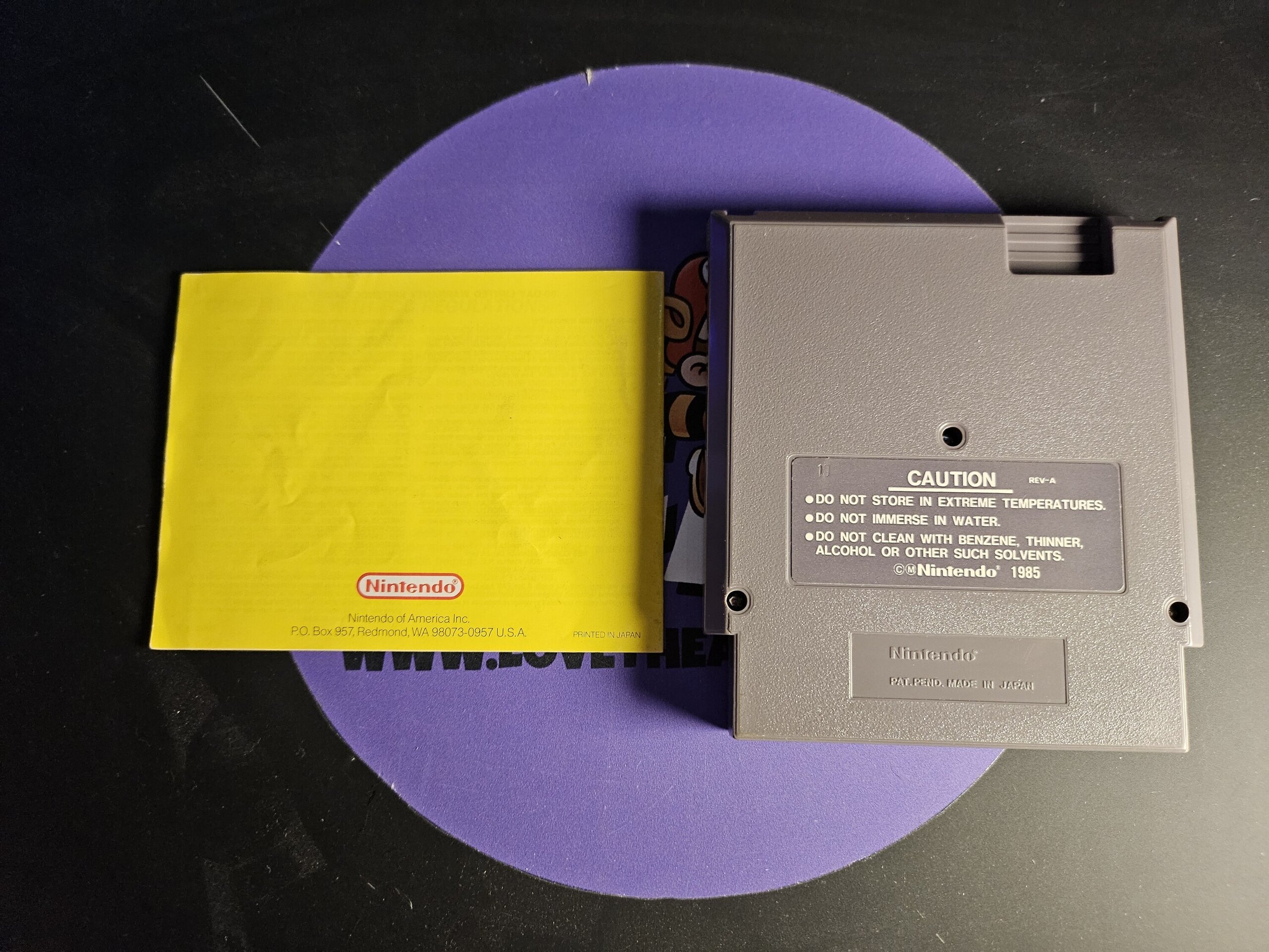 videojuego dr. mario nes + manual - 2