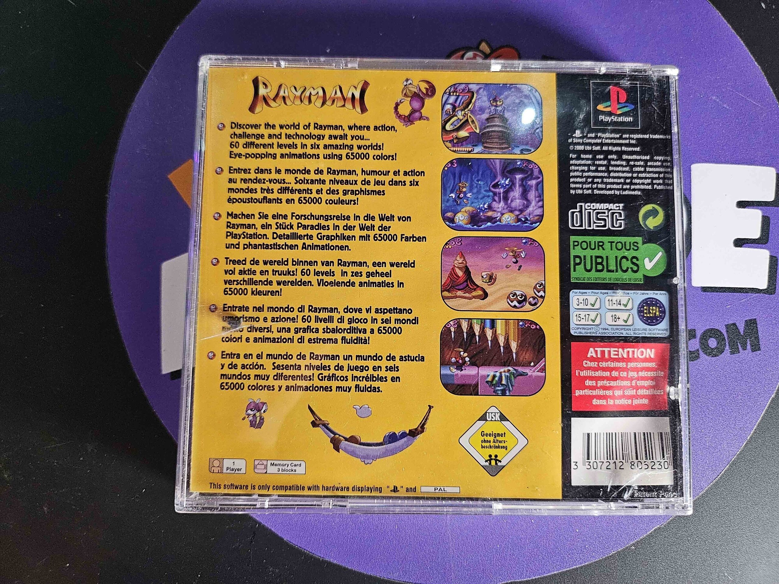 VIDEOJUEGO RAYMAN - 2