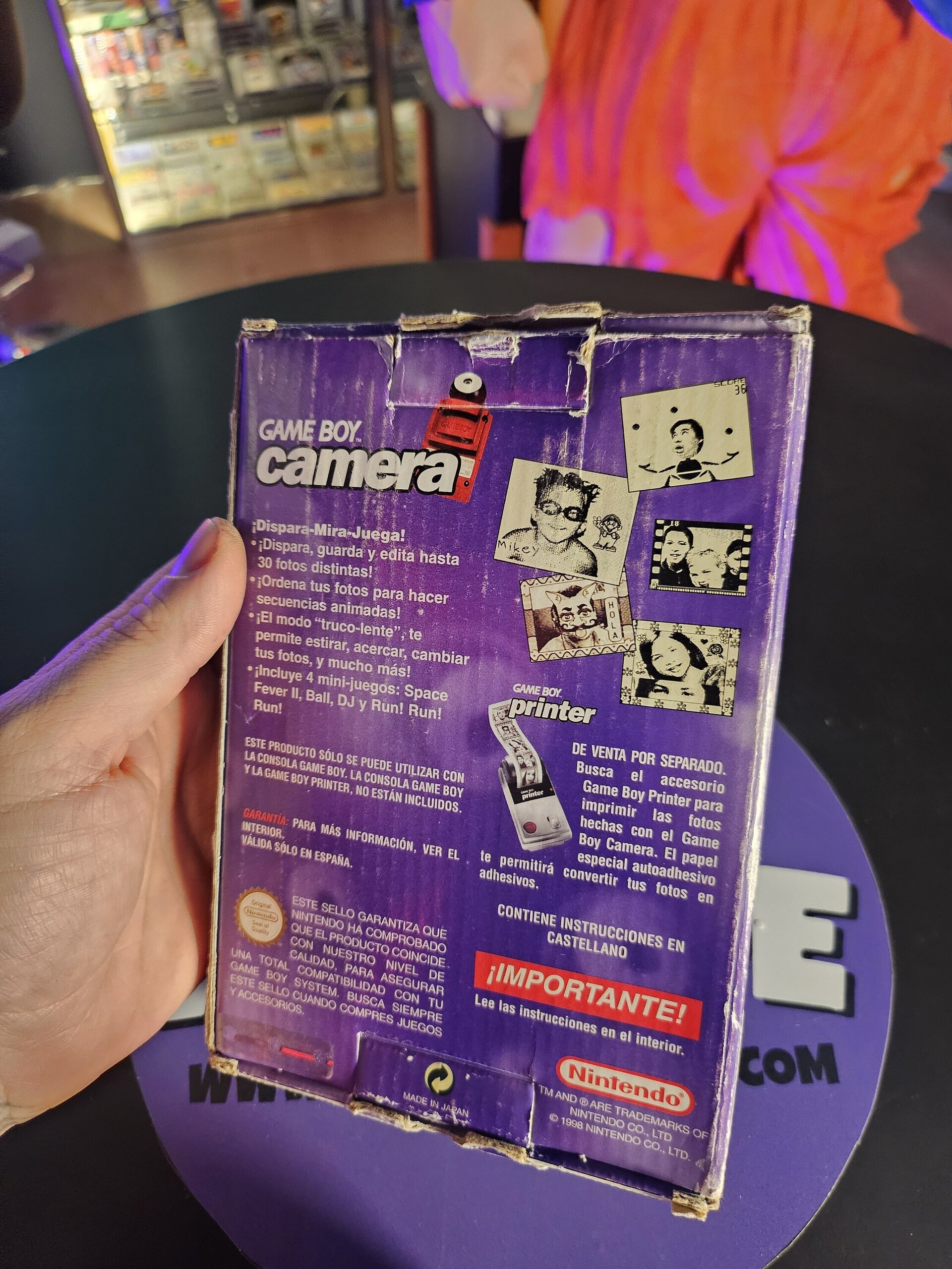 CAMARA AZUL GAMEBOY + CAJA + INSTRUCIONES - 2