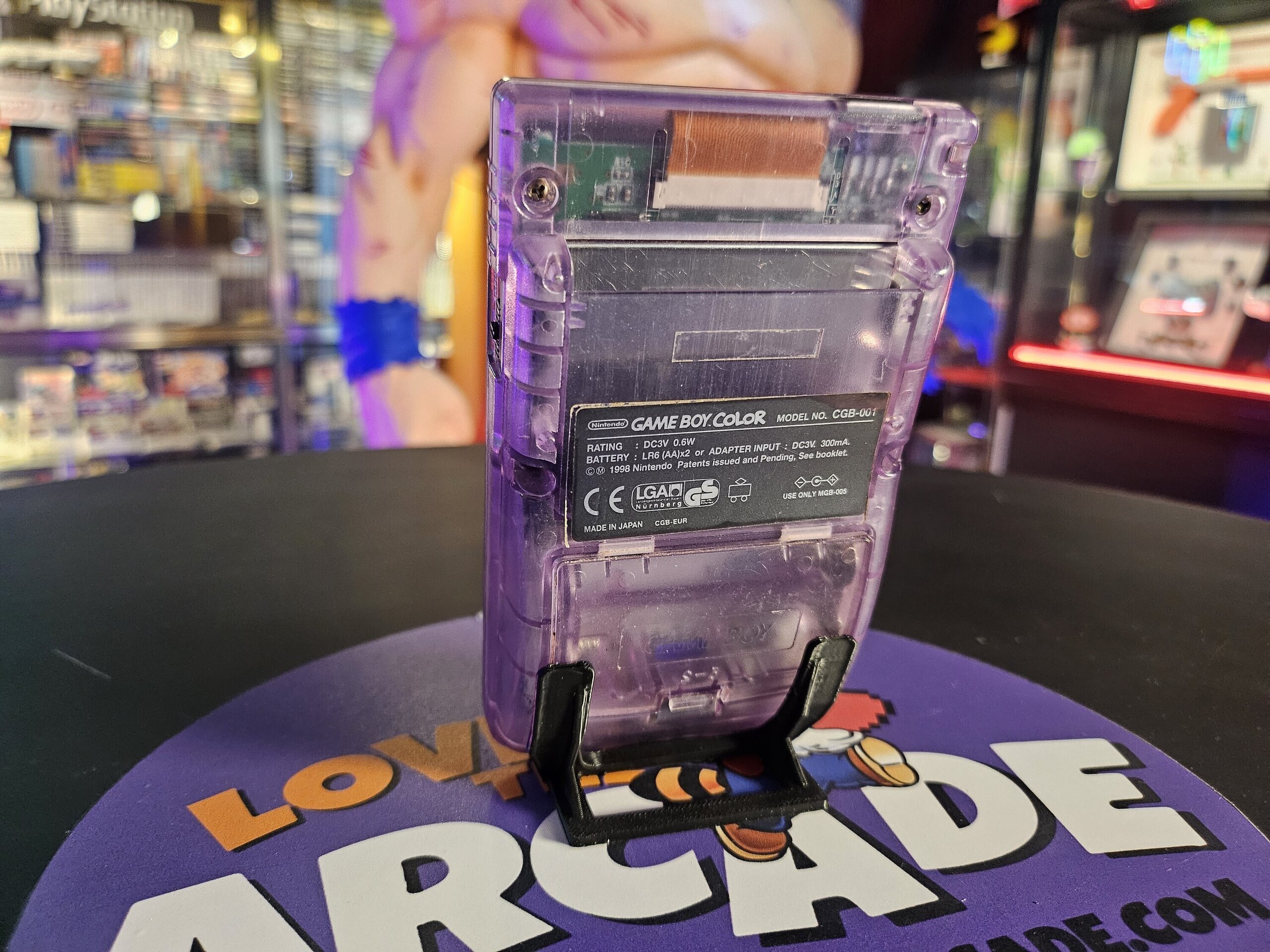 VIDEOCONSOLA GAMEBOY MORADA TRANSPARENTE - 3