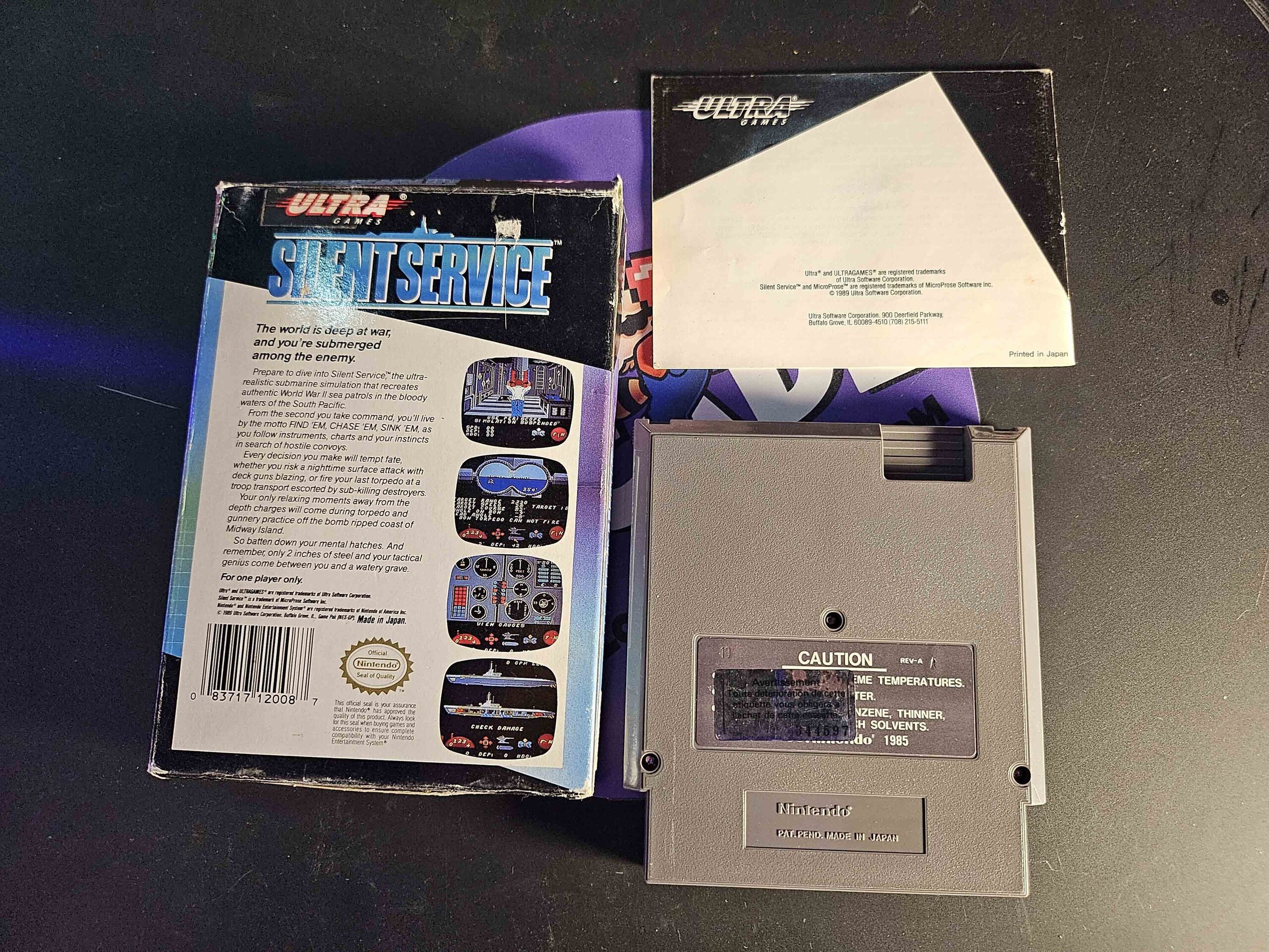 VIDEOJUEGO SILENT SERVICE + CAJA + MANUAL - 2