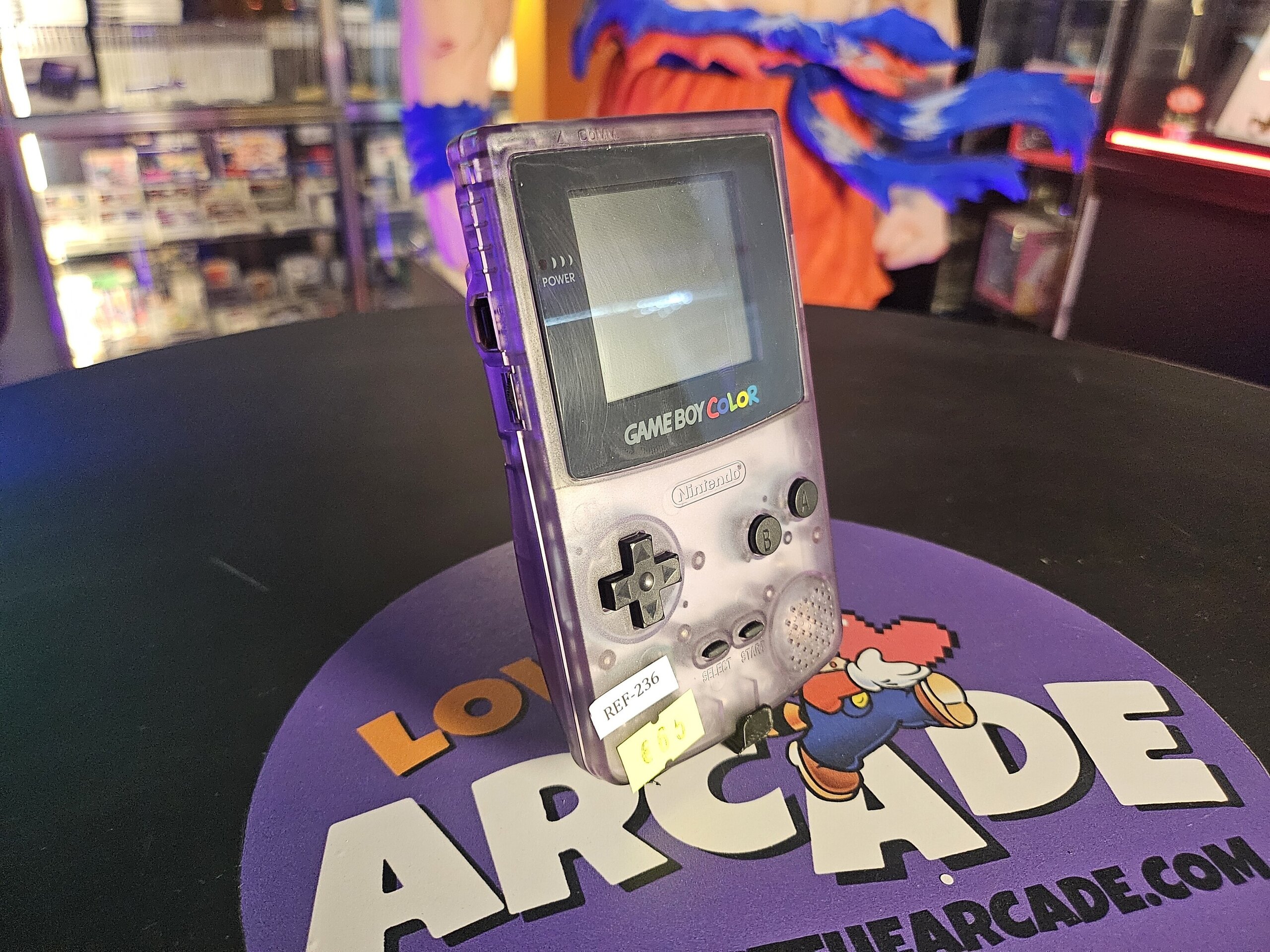 VIDEOCONSOLA GAMEBOY MORADA TRANSPARENTE - 1