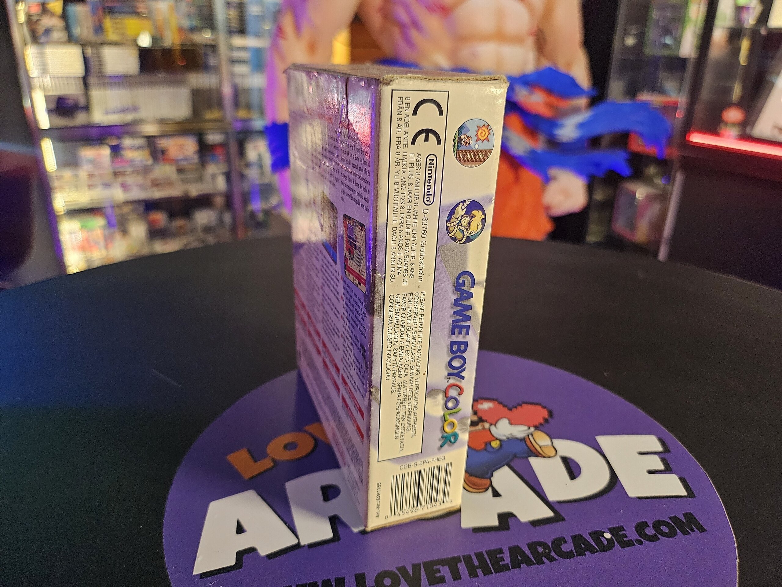 CAJA EXT. GAMEBOY COLOR MORADA TRANS. - 5